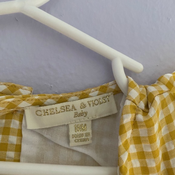 Chelsea & Violet - yellow and white dress. - Picture 2 of 2
